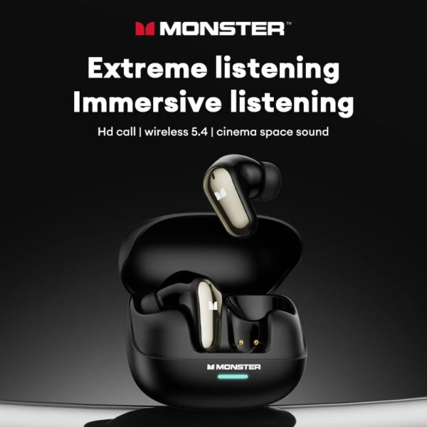 Monster MQT52 سماعة لاسلكية تعمل بالبلوتوث 5.4